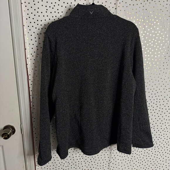 Callaway Men's Black Quarter-Zip Sweater - Picture 7 of 8